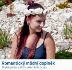 GFT Kytičková čelenka - bílá