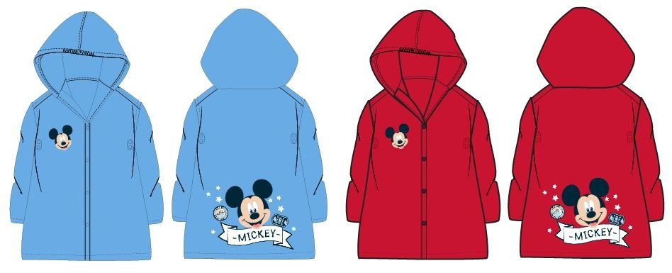 Javoli Detská Pláštenka Disney Mickey 122/128 modrá