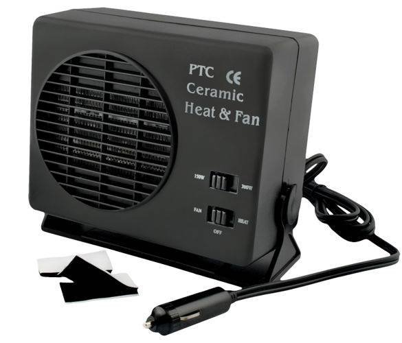 APT AG166A Keramický vykurovací ventilátor 2v1 300W / 12V