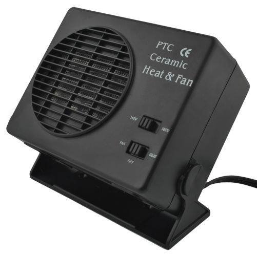 APT AG166A Keramický vykurovací ventilátor 2v1 300W / 12V