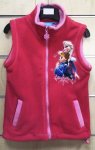 Javoli Fleecová vesta Disney Frozen vel. 110 tmavě růžová