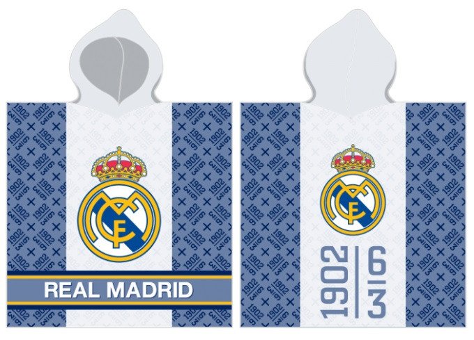 Javoli Pončo Real Madrid 60 x 120 cm modré