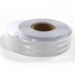KIK Samolepící páska reflexní 45.7 m x 5 cm bílá