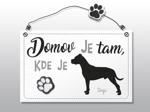 Nekupto HAFANI CZ cedulka XK 011 Doga