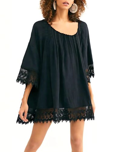 APT Plážová tunika černá UNI