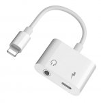 APT AK326 Redukce, adaptér Audio Jack pro nabíjení a sluchátka s konektorem Lightning