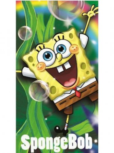 Javoli Ručník SpongeBob 35 x 65 cm zelený