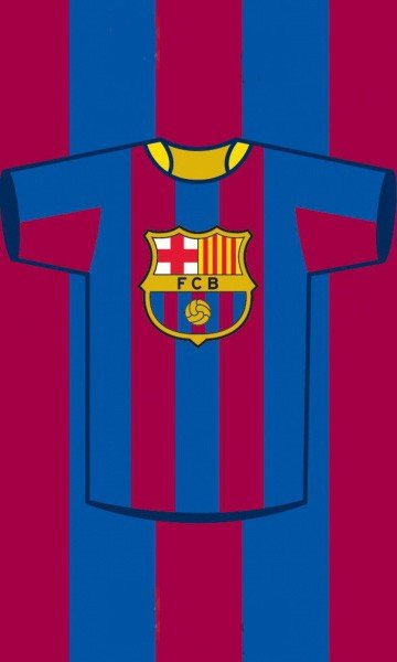 Javoli Uterák FC Barcelona 30 x 50 cm