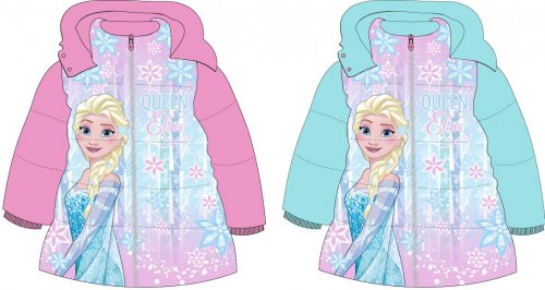 Javoli Zimní bunda s kapucí Disney Frozen vel. 98 modrá