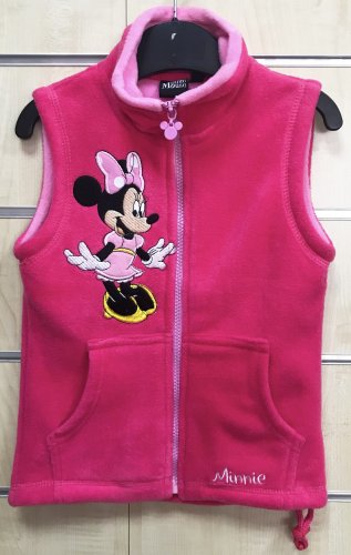 Javoli Fleecová vesta Disney Minnie vel. 110 světle růžová I