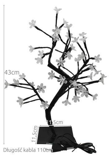 ISO 3089 stromek 48 LED multicolor Bonsai