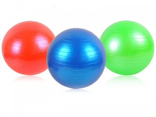 ISO Gymnastický míč 65 cm + hustilka