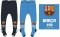 Javoli Dětské punčocháče FC Barcelona vel. 92/98 tmavě modré