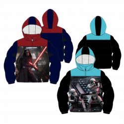Javoli Zimní bunda s kapucí Star Wars vel. 104 červenošedá
