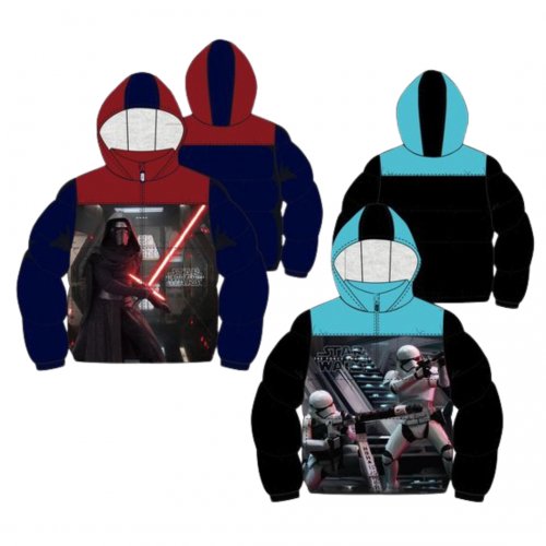 Javoli Zimní bunda s kapucí Star Wars vel. 104 červenošedá