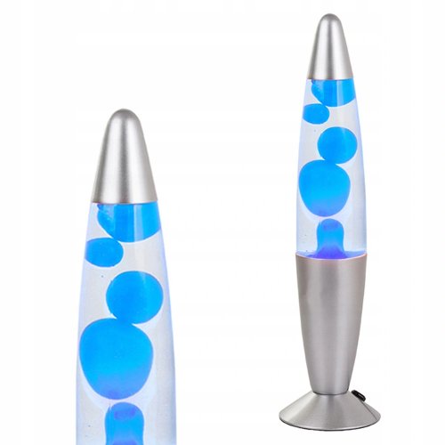 Verk 18157 Lávová lampa 34 cm modrá