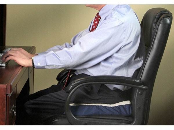 Verk Ortopedický polštář na sezení Forever Comfy černobílá