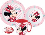 Javoli Dětská jídelní sada Disney Minnie 3-dílná, 350 ml