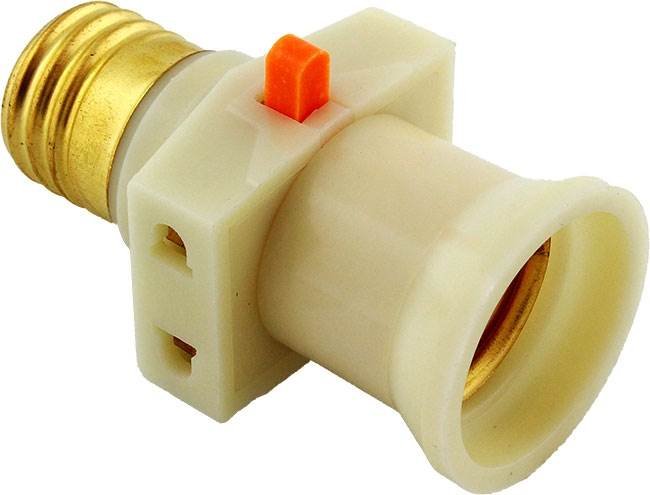 APT Žárovkový adaptér 2x zásuvka, pro žárovku s paticí E27