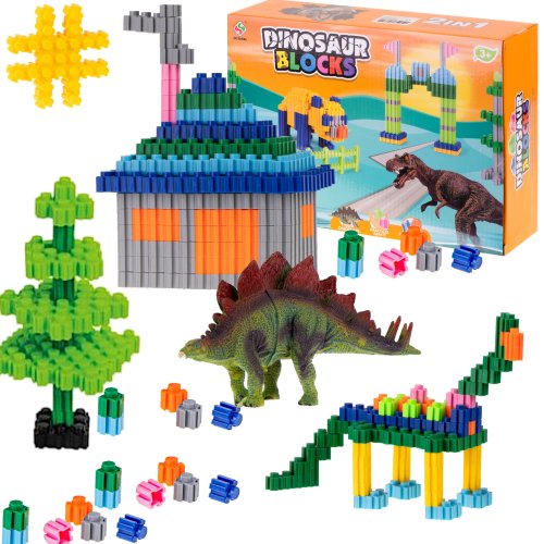 KIK Stavebnica kocky Dinosaurus 290 dielov