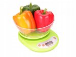 Verk 17025 Digitální kuchyňská váha 5 Kg + miska zelená