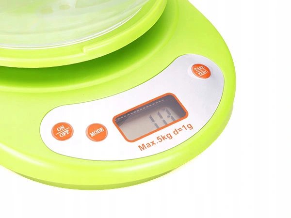 Verk 17025 Digitální kuchyňská váha 5 Kg + miska zelená