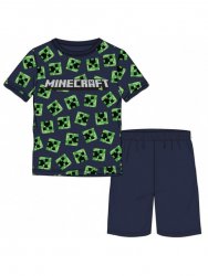 Javoli Dětské chlapecké pyžamo Minecraft  vel. 128 modré