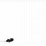 ISO 11333 Vianočný záves 300 LED, 3.9W studený biely