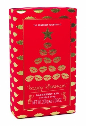 Somerset Toiletry Luxusní vánoční mýdlo - Malina, 200g