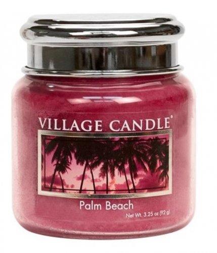Village Candle Vonná svíčka ve skle, Palmová pláž - Palm Beach 3,75oz