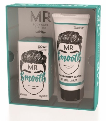 Somerset Toiletry Pánská Dárková sada - Pan Uhlazený (Mýdlo 150g + Mycí gel 100ml)