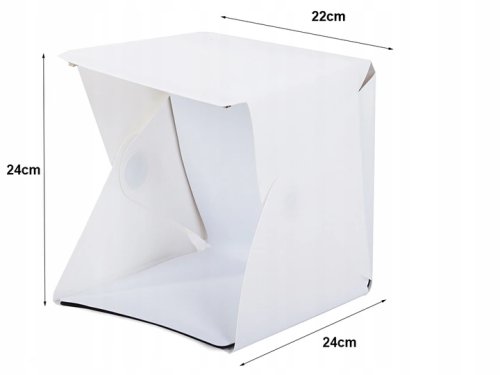 Verk 06196 Mini fotobox s LED osvětlením