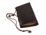 Verk Cestovné denník s kompasom Vintage tmavo hnedá