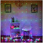 ISO 11331 Svetelný záves 300 LED multicolor