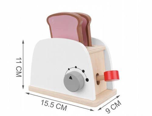 ISO 11227 Dřevěný toustovač s příslušenstvím