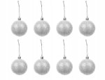 ISO Sada vánočních ozdob 100 ks stříbrná