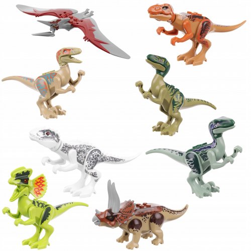 ISO Figúrky Jurský park dinosaury sada 8 ks 8cm