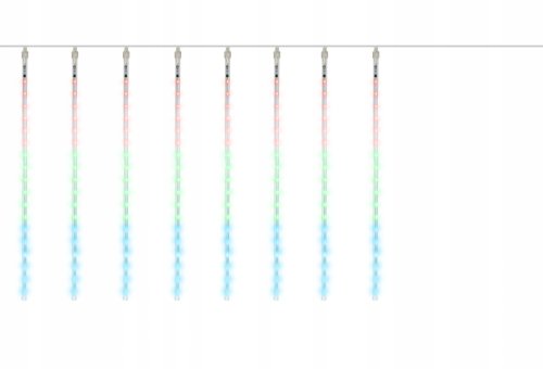 ISO 11342 Vánoční osvětlení Rampouchy 36 LED, 50 cm, IP44, 230V multicolor