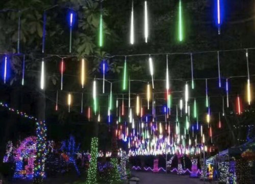 ISO 11342 Vánoční osvětlení Rampouchy 36 LED, 50 cm, IP44, 230V multicolor