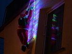 ISO Santa Claus na žebříku 95 LED, 240 cm