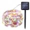 ISO 11396 Vánoční svítící struny Solární 200 LED, multicolor 22m