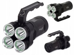 BAILONG 804-T6 LED Profesionálne svietidlo CREE XM-L T6 x 4