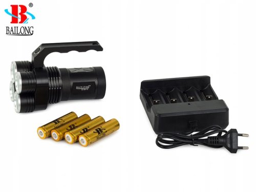 BAILONG 804-T6 LED Profesionálne svietidlo CREE XM-L T6 x 4