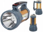 BAILONG TD5000C LED svítilna solární CREE XM-L L2, COB šedá