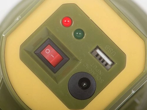 BAILONG TD5000C LED svietidlo solárne CREE XM-L L2, COB zelená