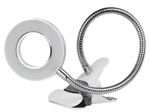 Verk 15753 Lampa s klipem USB 24 LED bílá