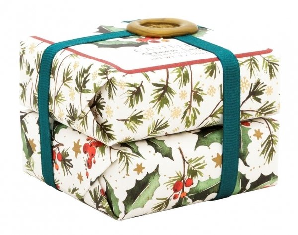 Castelbel Set vánočních mýdel - Green Leaves, 2x150g
