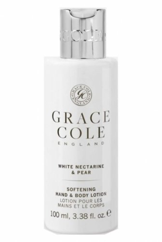 Grace Cole Hydratační mléko na ruce a tělo v cestovní verzi -White Nectarine & Pear, 100ml