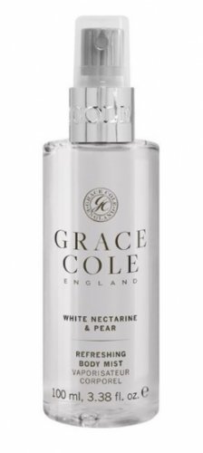 Grace Cole Osvěžující mlha na tělo v cestovní verzi - White Nectarine & Pear, 100ml