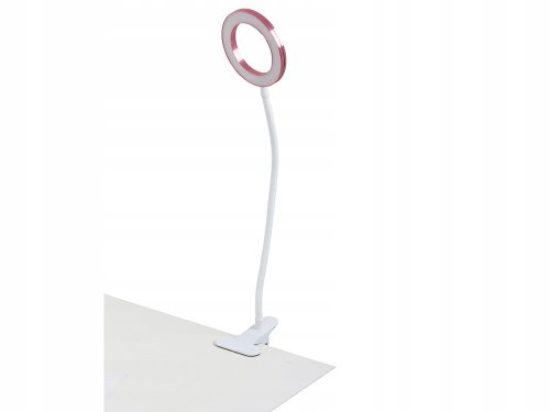 Verk 15754 Lampa s klipom USB 24 LED bielo ružová